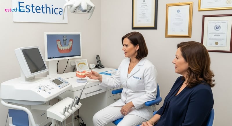 Osseointegration process in dental implants