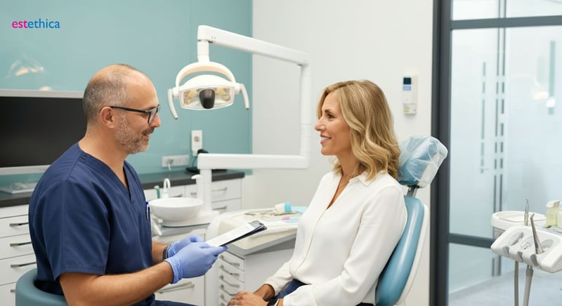 Osseointegration process in dental implants