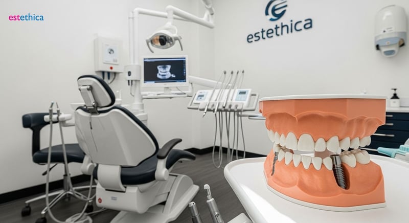 Osseointegration process in dental implants