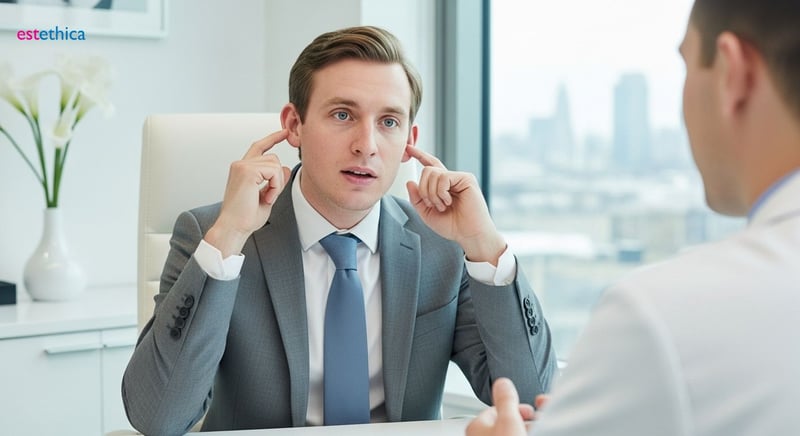 Otoplasty ear reshaping