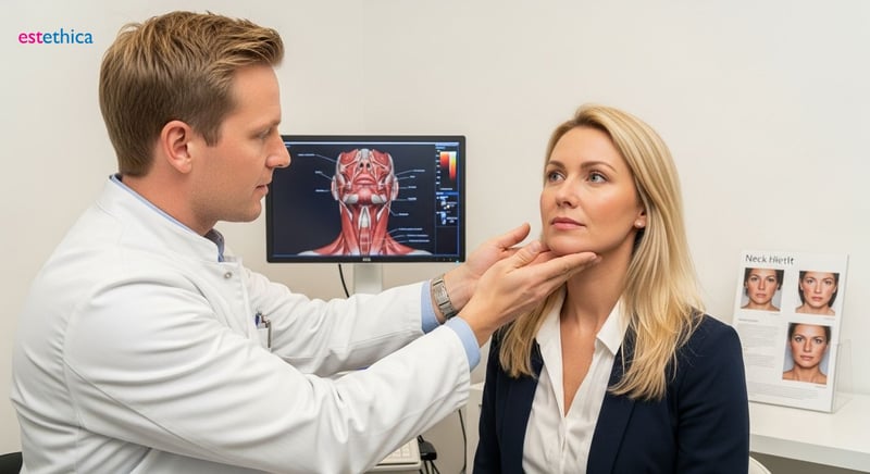Platysma Straffung: Halsmuskel-Behandlung