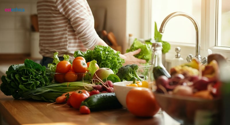 Comida sana como inversión en bienestar
