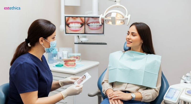 Porcelain veneers for a flawless smile