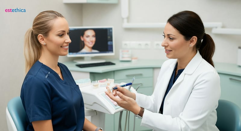 Porcelain veneers for natural-looking smile