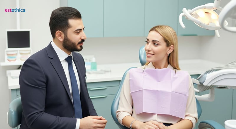 Porcelain veneers for a flawless smile