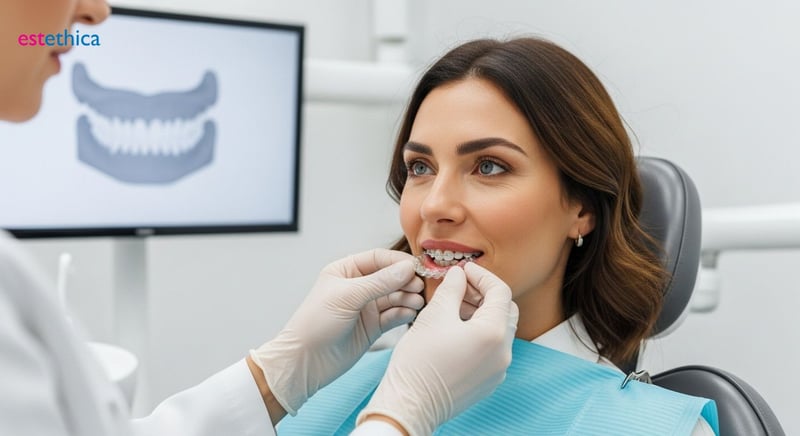 Durchsichtige Zahnspange Erwachsene vs. Festsitzende Spange