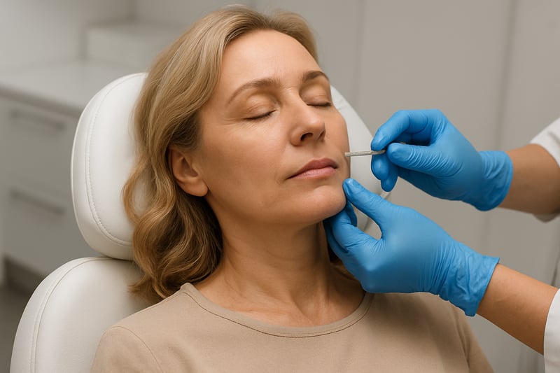 Procedura professionale di biostimolazione cutanea