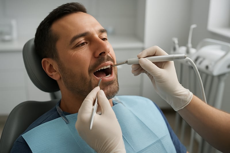 Procedura professionale di odontoiatria estetica