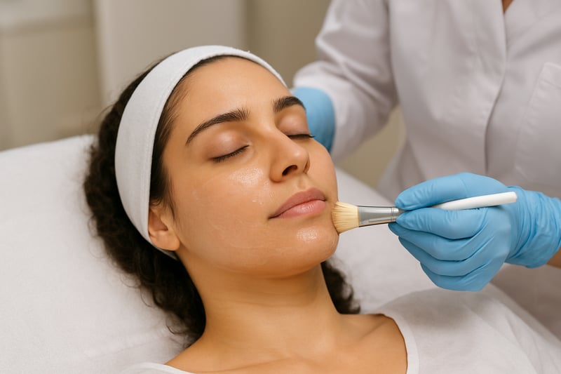 Professional Chemical Peel Application