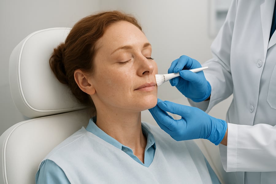 Professional Chemical Peel Application