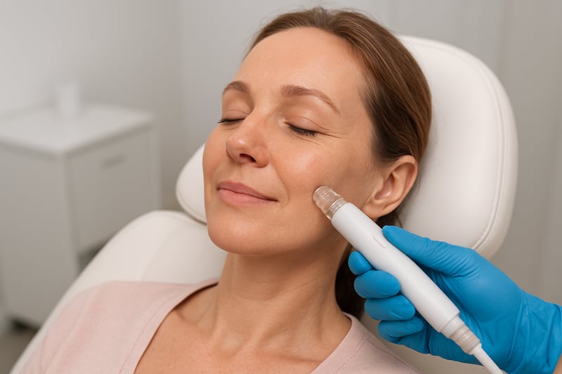 Professional Exosome Facial Treatment Process