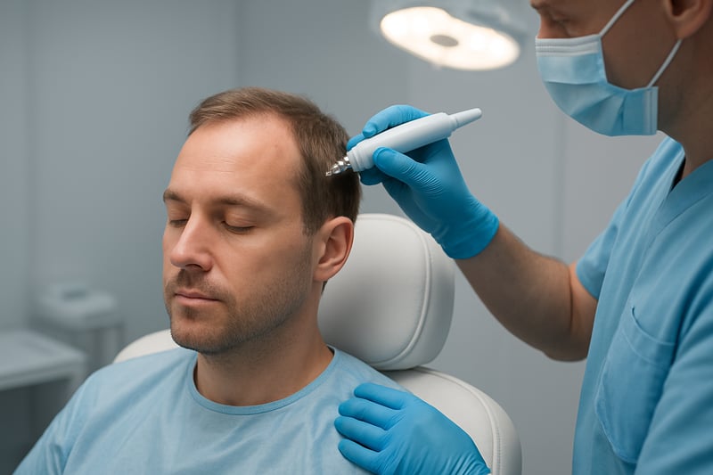 Professional Hair Restoration Procedure