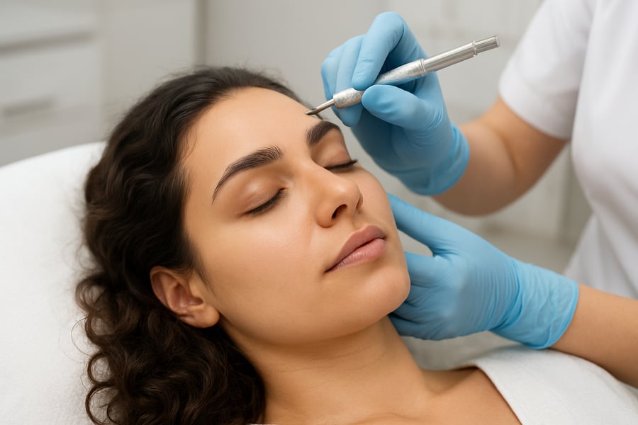Professional Microblading Application