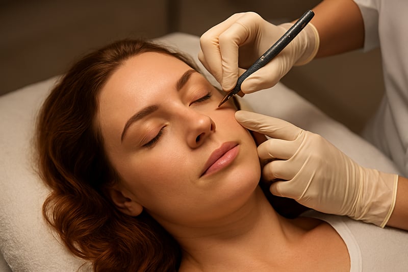 Professional Microblading Procedure