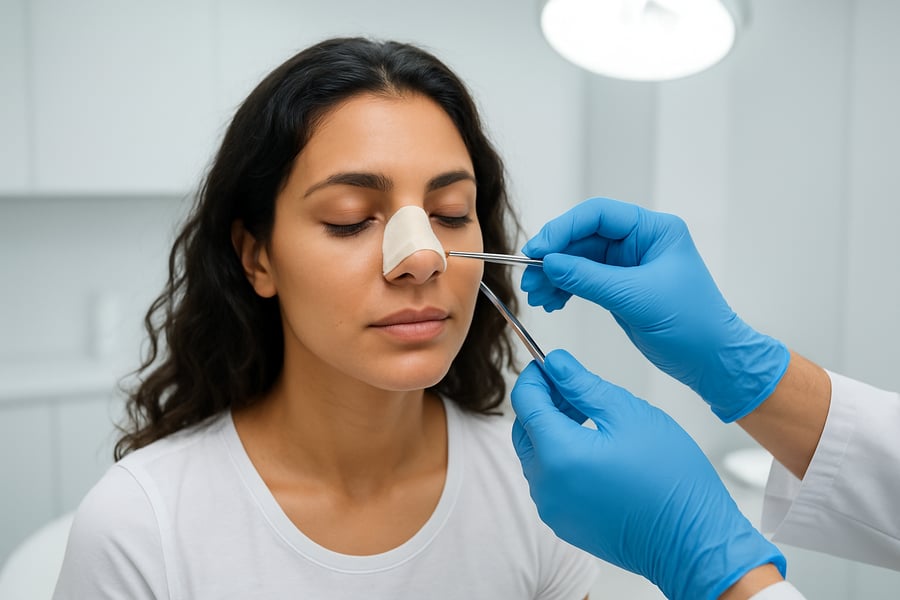 Professional Nasal Splint Removal Process