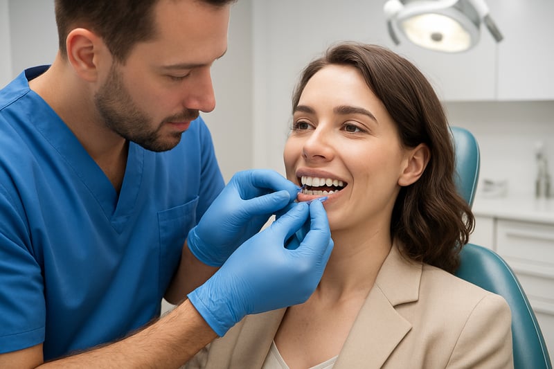 Professional Orthodontic Fitting Process