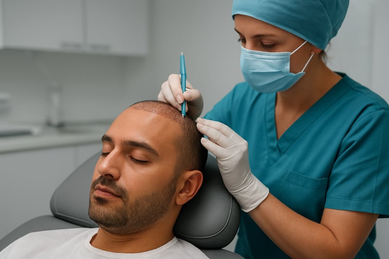 Professional Sapphire FUE Hair Transplant Procedure