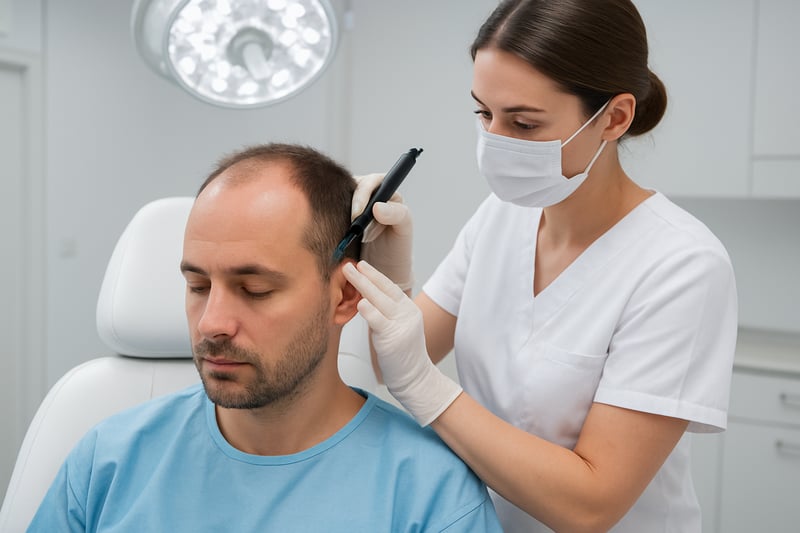 Professionelle DHI Haartransplantation bei Estethica Global