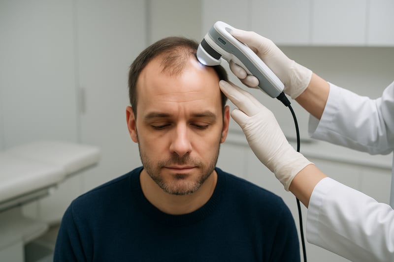 Professionelle Kopfhautanalyse und Diagnose bei Estethica Global
