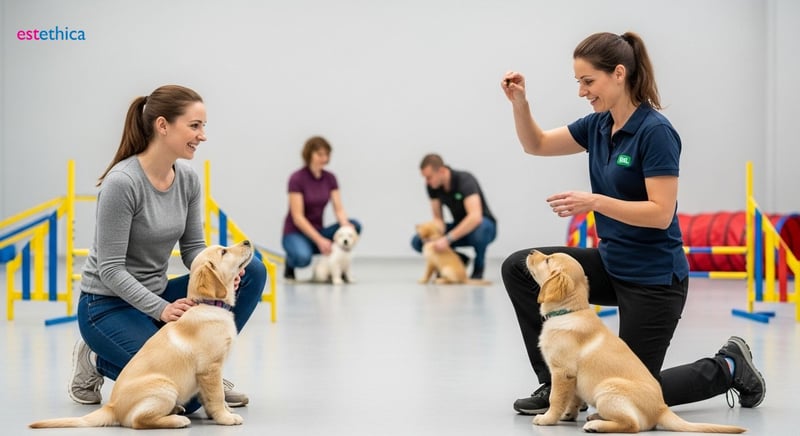 Puppy training and grooming