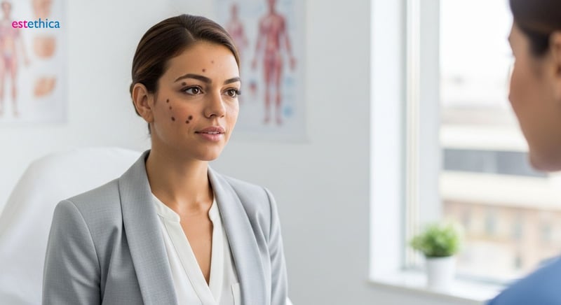 Manchas en la piel: causas e identificación