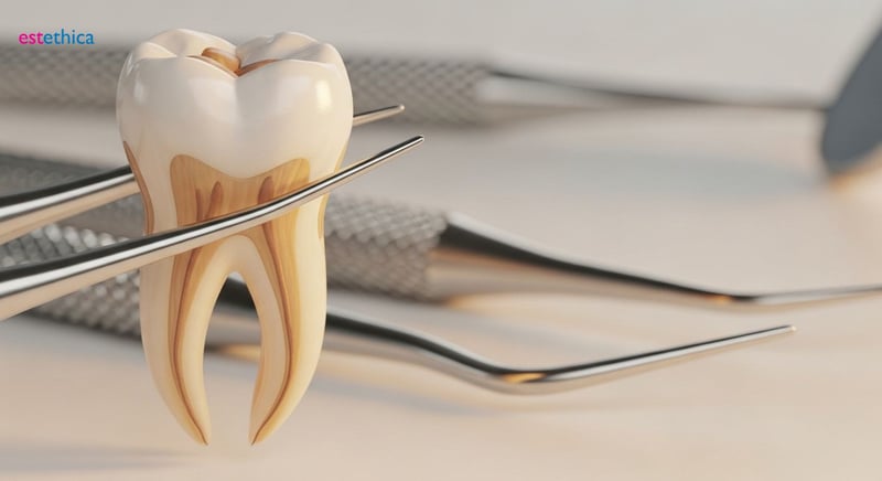 Procedimiento de endodoncia dental