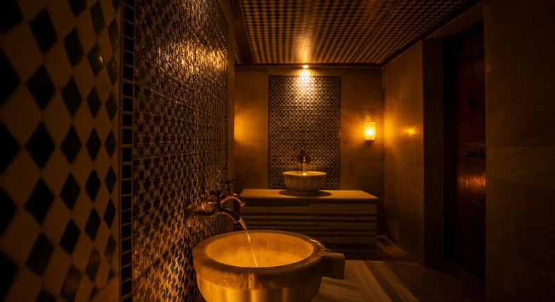 Hamam tradicional para bienestar y relajación