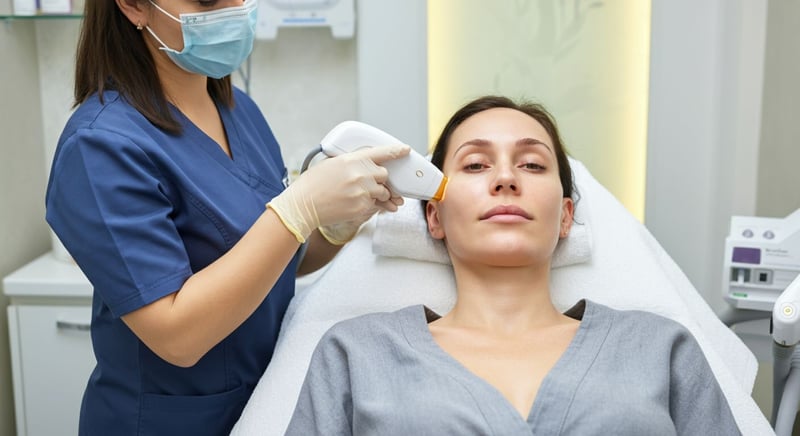 Rajeunissement facial non invasif pour peau éclatante