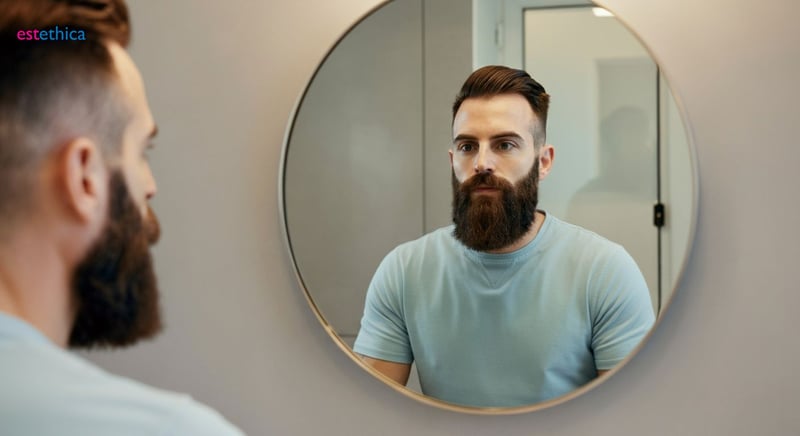 Recuperare rapidă după implant de barbă
