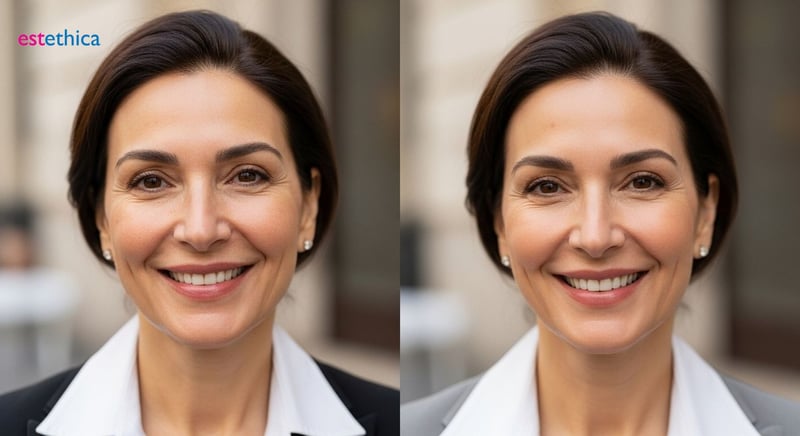 Straffende Cremes vs. professionelle Hautstraffung