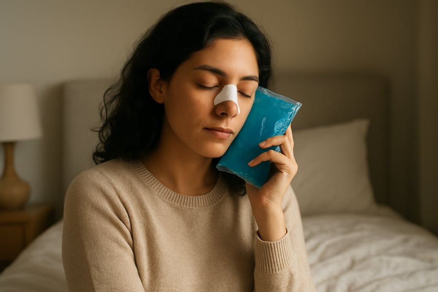 Rhinoplasty Post-Operative Recovery at Home