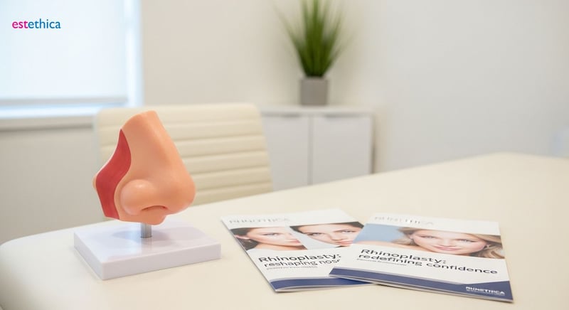 Rhinoplasty procedure for nose reshaping and confidence boost