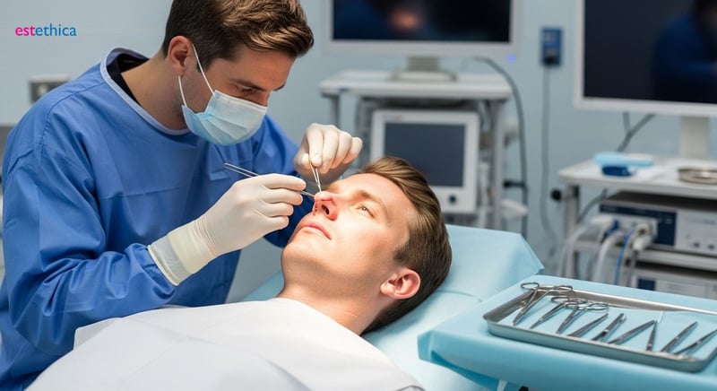 Rhinoplasty for deviated septum