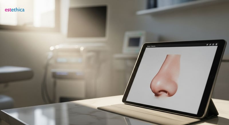 Rhinoplasty options explained in nose surgery image