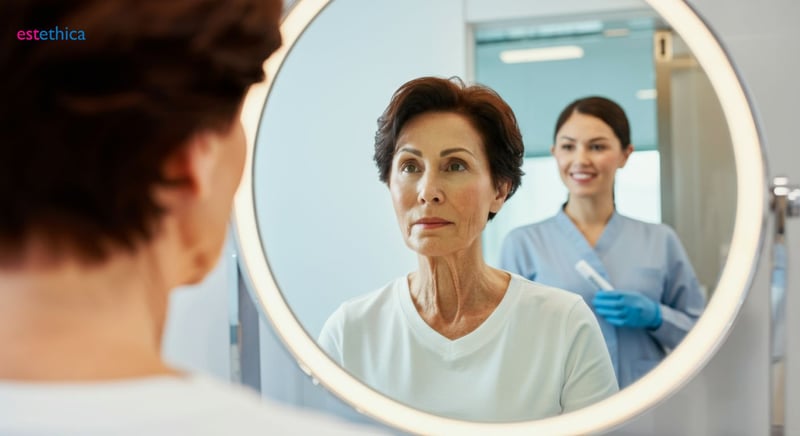 Solutions innovantes pour rides du décolleté et peau relâchée