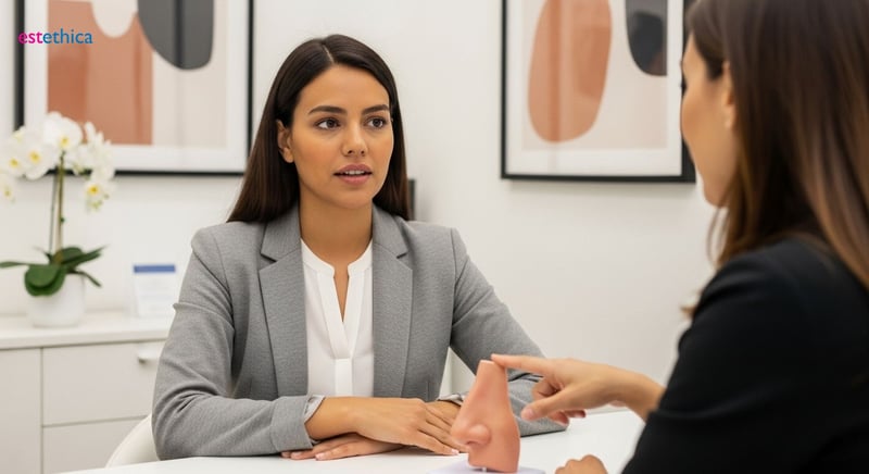 Rinoplastia: Cirugía de nariz.