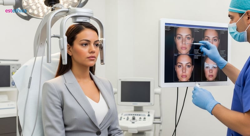 Rinoplastia ultrasónica: precisión y perfil.