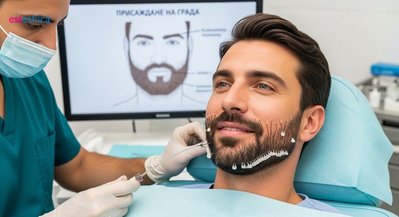 Как се прави присаждане на брада: Стъпка по стъпка процедура