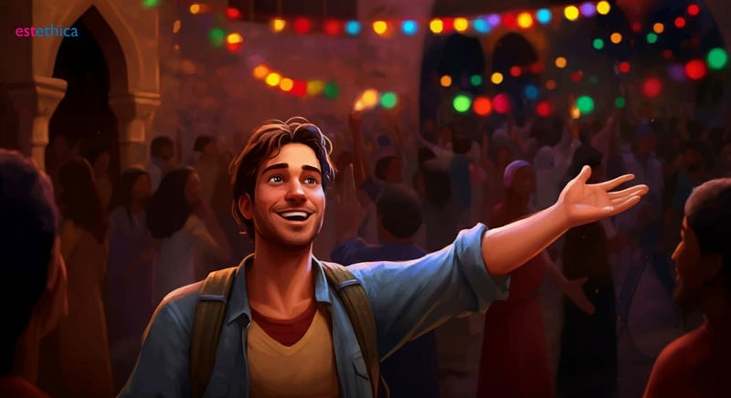 Imagen de tarjetas de felicitación festivas para ocasiones especiales