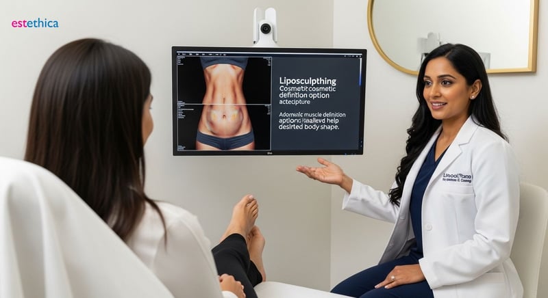 Abdominal etching recovery process after six-pack surgery
