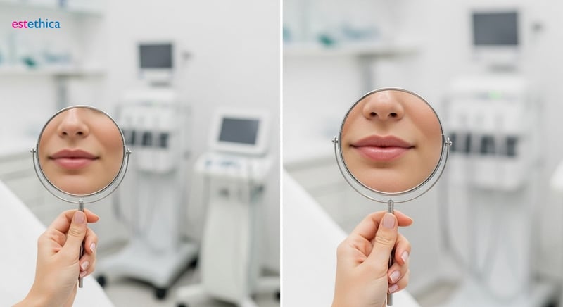 Subnasal vs. Gull Wing lip lift techniques comparison
