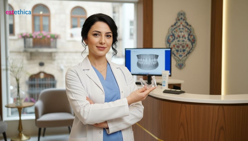 Traitement appareil dentaire esthétique : Redressement dents adulte