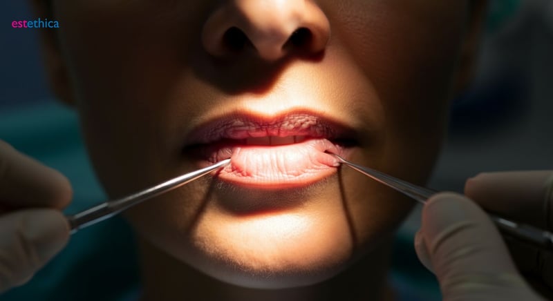Surgical lip enhancement options for fuller upper lip