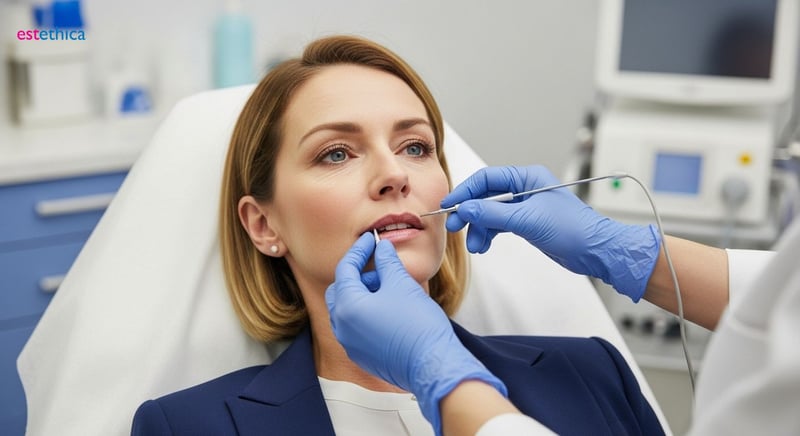 Surgical Lip Lift Before and After
