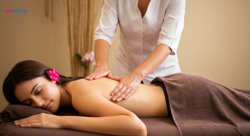 Terapia de masaje para salud y armonía