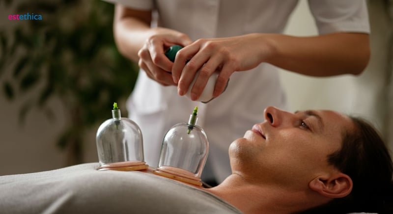 Terapia de ventosas para aliviar el dolor