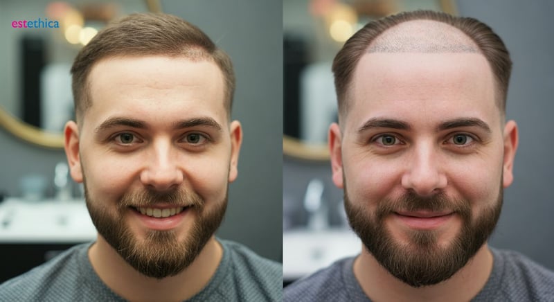 Hair transplant recovery time guide image