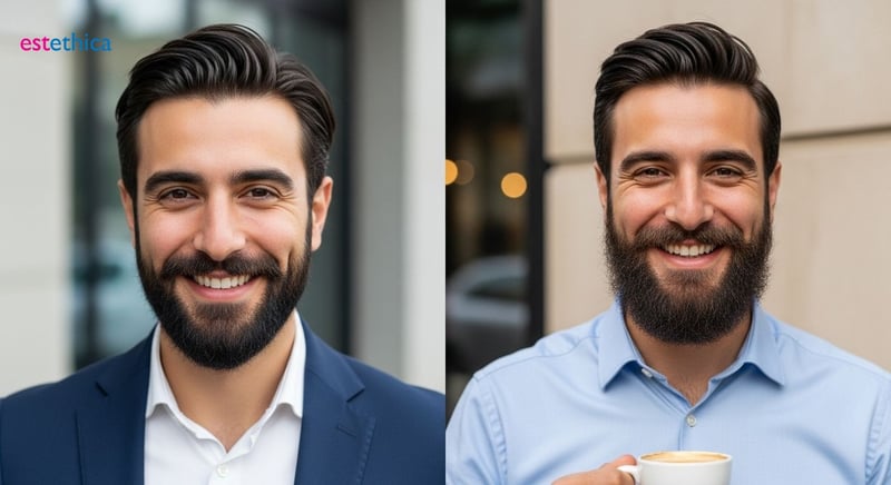 The Natural Look: Beard Transplant Before & After Insights