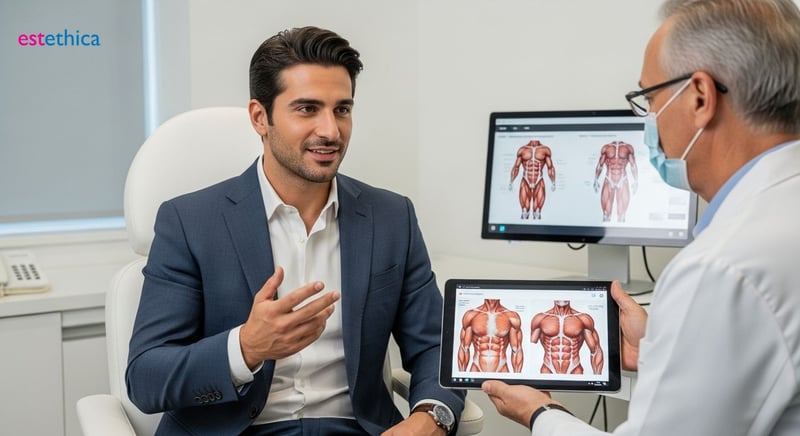 Процесът на поставяне на мускулни импланти