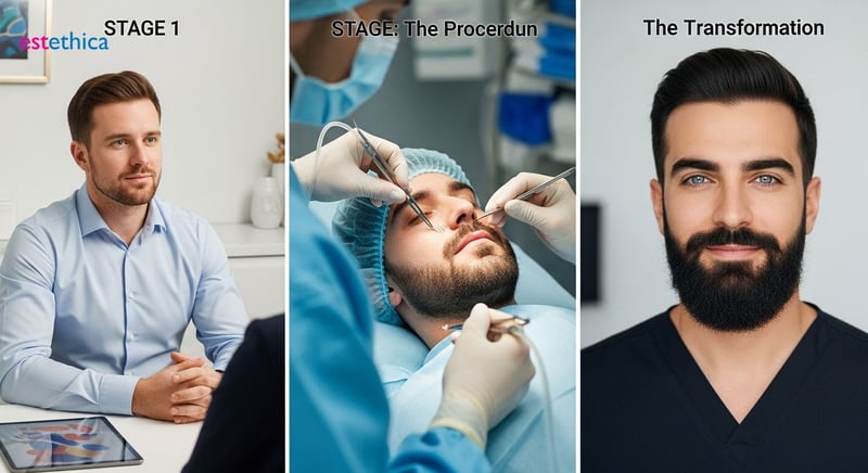 Beard Implants Before & After: See Real Results